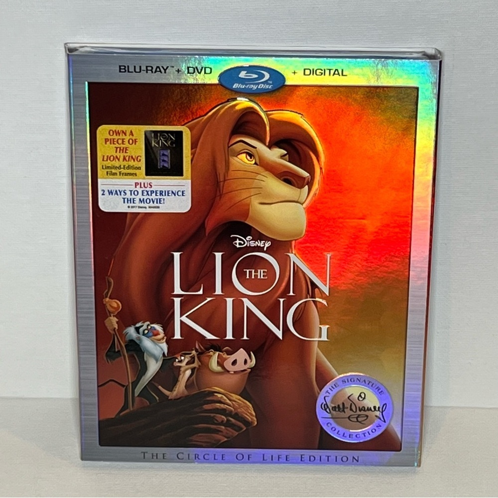 The Lion King Blu-ray‎ DVD Digital Circle Of Life Edition Signature Collection